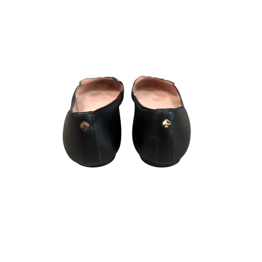 RARE Kate Spade Boston Terrier Winthrop Flats 8 Glitter Frenchie Novelty Leather - Picture 10 of 11